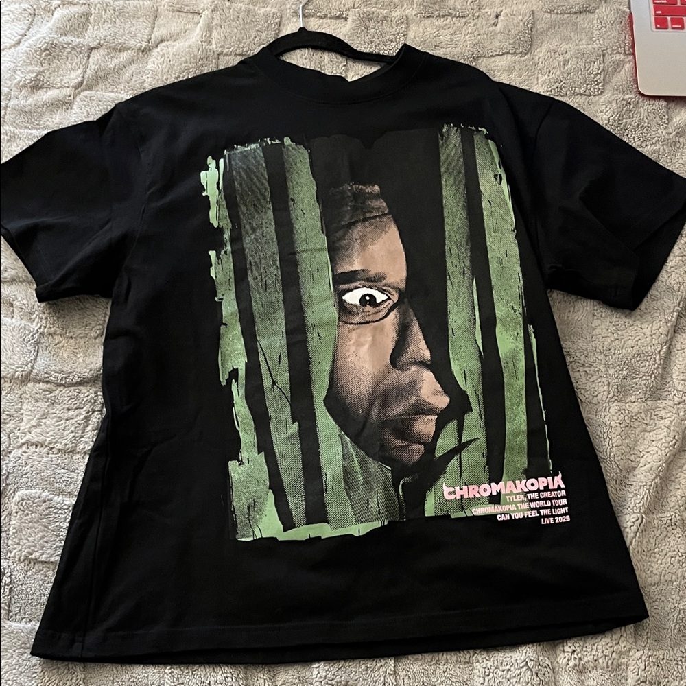 Black Graphic T-Shirt Chromakopia Tour Tyler the creator Medium